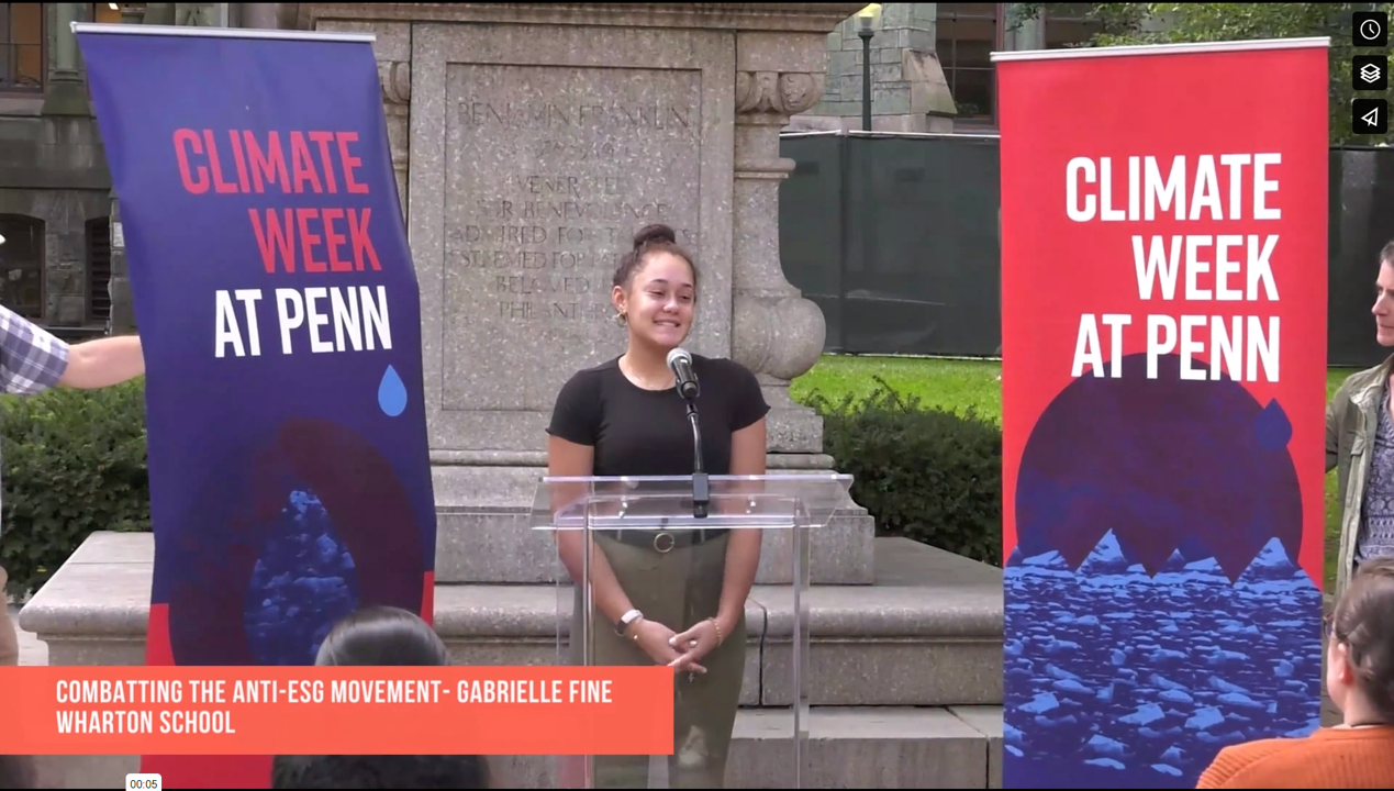 Anti-ESG Movement - Gabrielle Fine