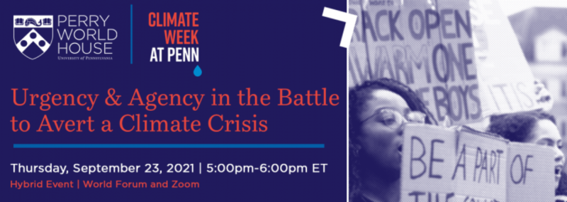 Urgency and Agency Event Cover Photo