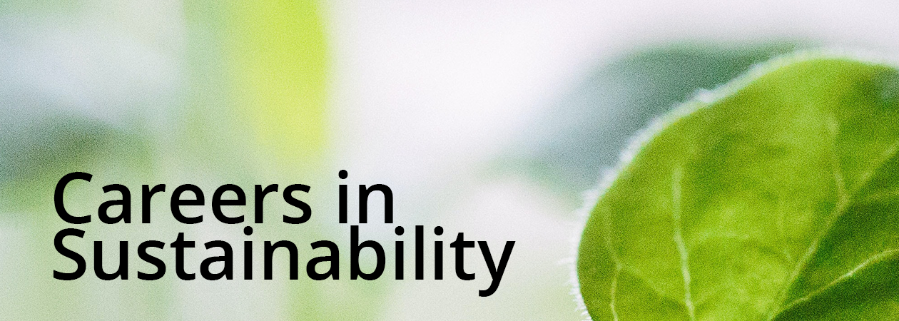 Careers in Sustainability