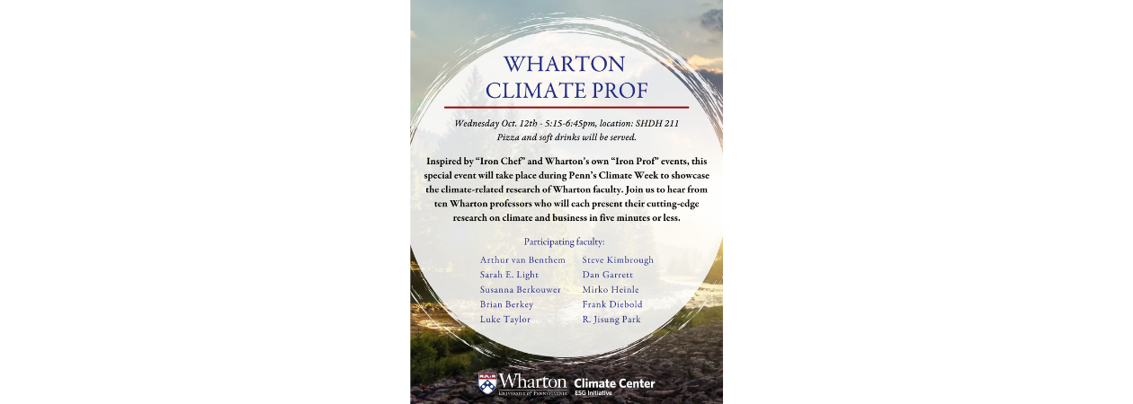 Wharton Climate Prof