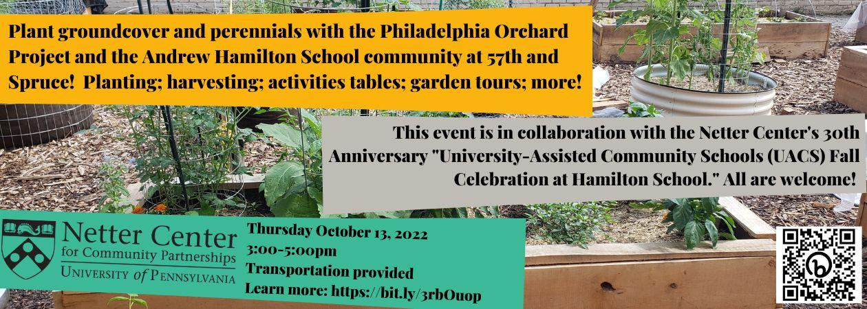 Netter Center x Philadelphia Orchard Project: Planting Day with Andrew Hamilton School