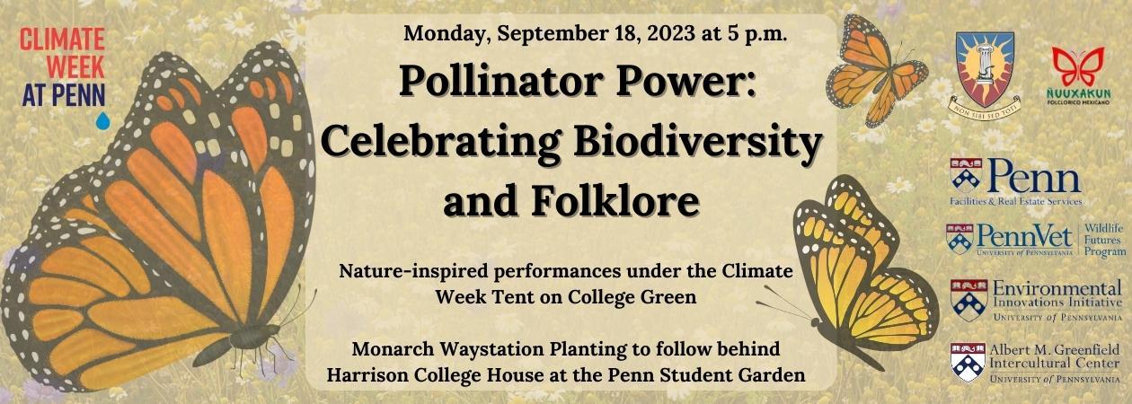 Pollinator Power Climate Week event flyer