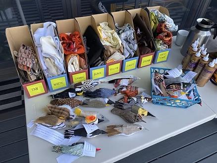 assorted craft supplies