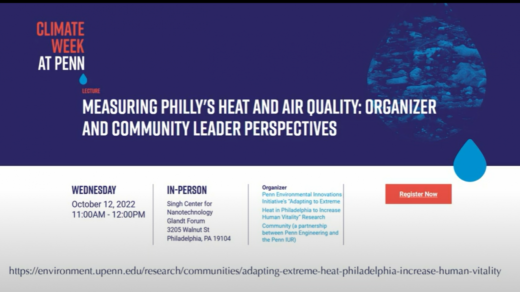 Measuring Philly's Heat and Air Quality